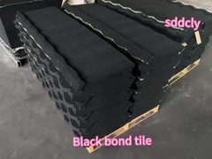 আবাসিক শিল্পের জন্য কাস্টম কর্গযুক্ত ছাদ শীট রেড স্টোন লেপযুক্ত ধাতব টাইলস